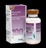 Producten geregistreerd voor naaldloze vaccinatie met de IDAL Porcilis PCV ID Beschermt