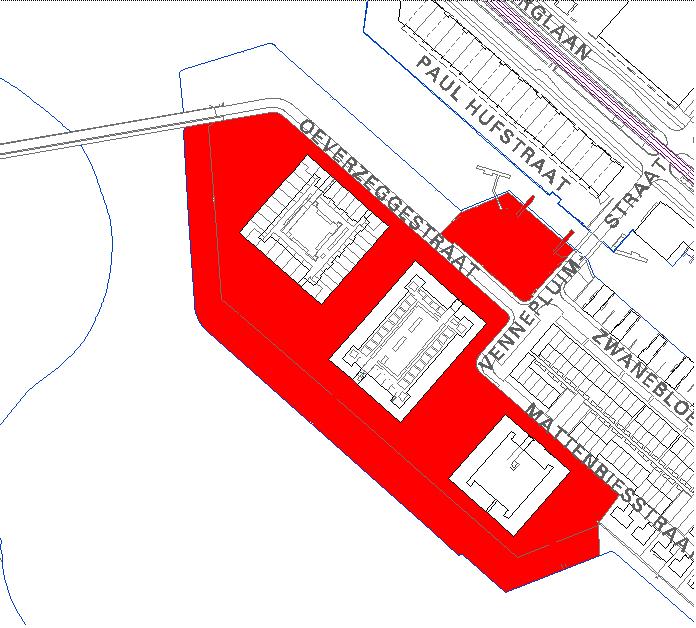 VERBODSGEBIED: OEVERZEGGESTRAAT (GROOT RIETEILAND) F. De westelijke punt van Groot Rieteiland vormt een aaneengesloten speelweide.