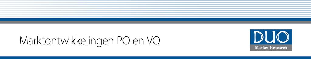 Rapportage Marktontwikkelingen in het primair en voortgezet onderwijs In opdracht van: Contactpersonen: CPS Suzan Koning en Evert Vos April 2011 DUO MARKET