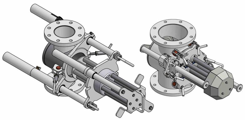 Verwijdering van ferromagnetische deeltjes in SFNG filters SFNG Filters SFNG filter magneet SFNG filter magneet pneumatisch buisgeleiding Klemmen Extractor Magneten Pneumatische buizen Bij het