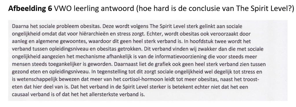 Analyse antwoorden