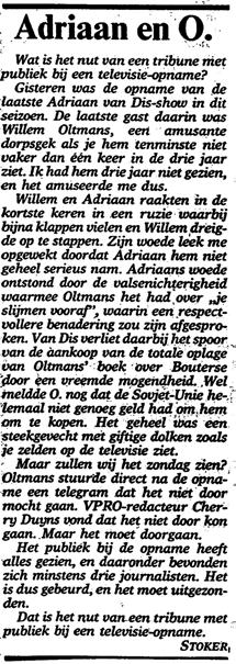 1985 Het Parool komt met een