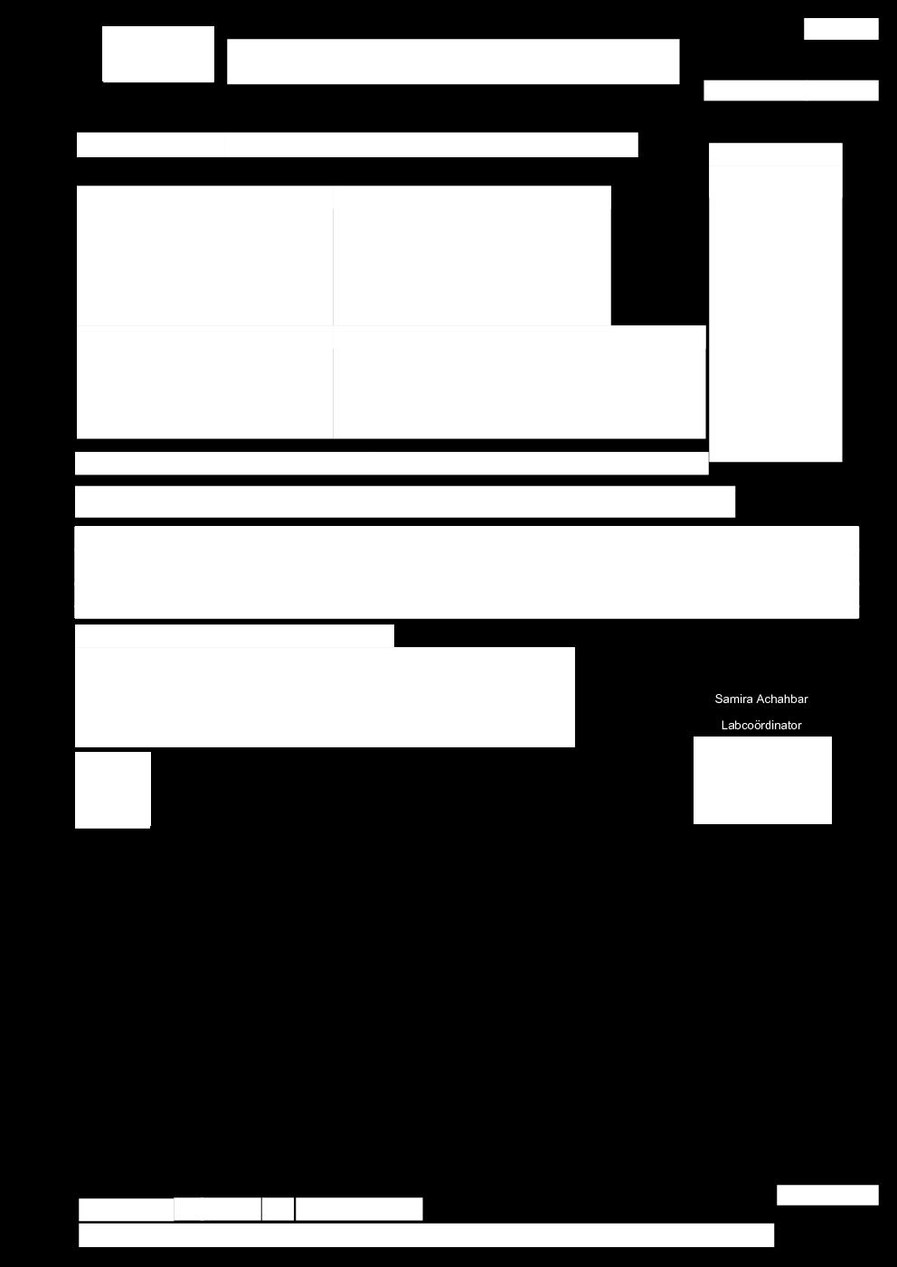 6.2 Analysecertificaat