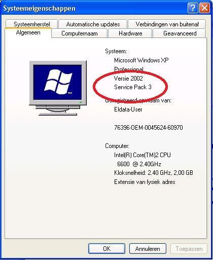 Oorzaak: Uw Windows XP computer is nog niet voorzien van de laatste updates Oplossing: Controleer uw computer op de