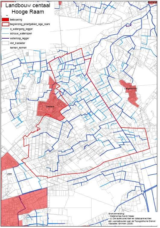 2. Gebiedsomschrijving 2.1. Ligging van het gebied Het project gebied ligt ten oosten en zuiden van de kern Zeeland (gem. Landerd).