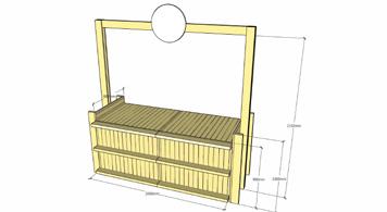 Parkeergelegenheid 4x2 stand - 8 m2 - Incl. standbouw en verlichting - Incl. (sta)tafel met 2 krukken - Tapijttegels - Klantenkorting 1.000 3.