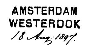 AMSTERDAM 14 Bijpostkantoor Westerdok (Centraal Station) (tot en met 15 maart 1906) AMSTERDAM 14 GRBK 0013 1903-07-24 Op 24 juli 1903 werd een grootrondstempel met karakters verstrekt.
