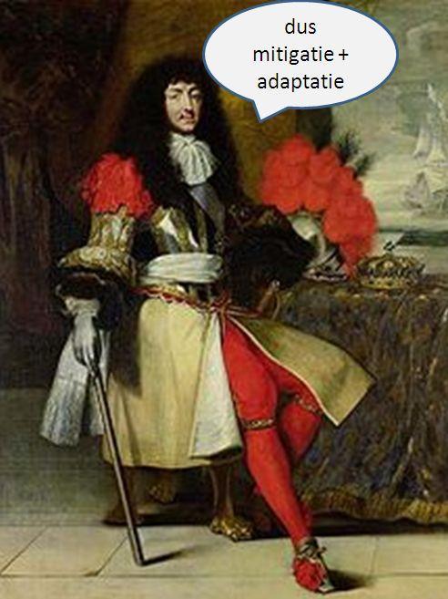 LESSEN VOOR KLIMAATBELEID Regner, c est prévoir (Louis XIV)