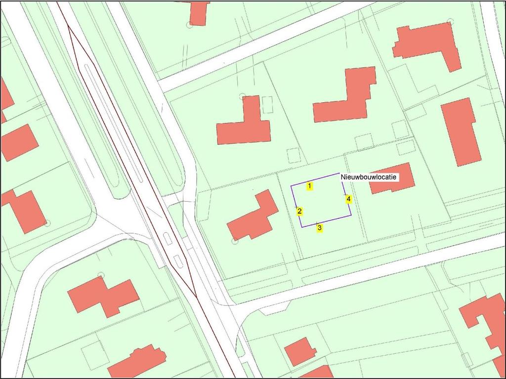 6 Berekeningen 6.1 Rekenresultaten De berekende geluidsbelasting op de gevels van de betreffende woningen is weergegeven in bijlage 1 en in onderstaande afbeelding en tabel.