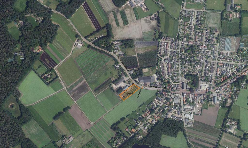 3 OMSCHRIJVING OMGEVING Het nieuwbouwplan voor de ruimte voor ruimte ontwikkeling is gelegen aan de Roosendaalsebaan in het buitenstedelijk gebied aan de westzijde van de dorpskern van Schijf,