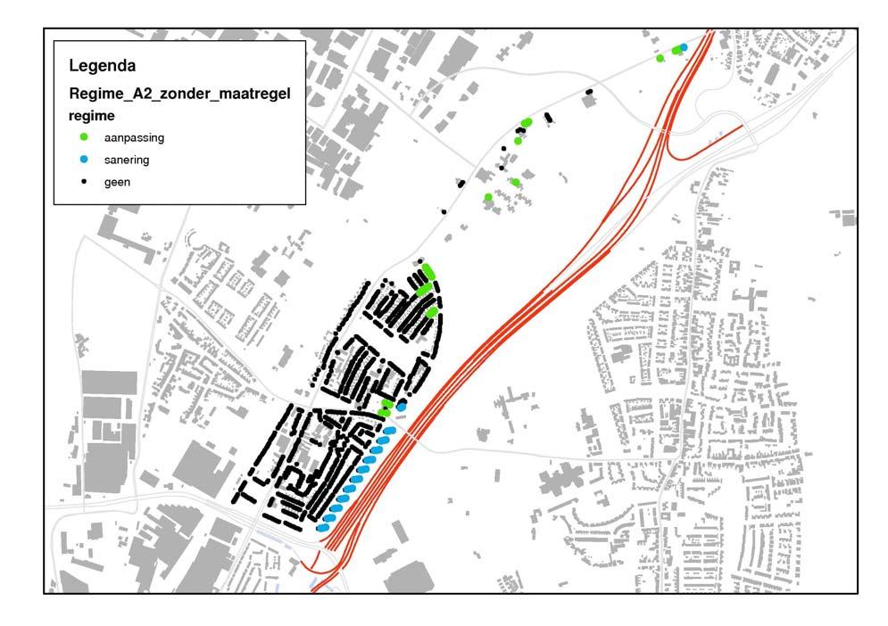 5.4 Afweging van maatregelen voor cluster 43 (Nazareth) A2 In cluster 43 is sprake van zowel sanering als een aanpassingssituatie.