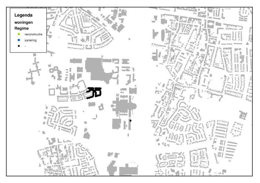 5.8 Afweging van maatregelen voor cluster 60 (Randwyck) In cluster 60 is geen sprake van sanering of aanpassing. Dit is met zwarte cirkels weergegeven in figuur 5-7.