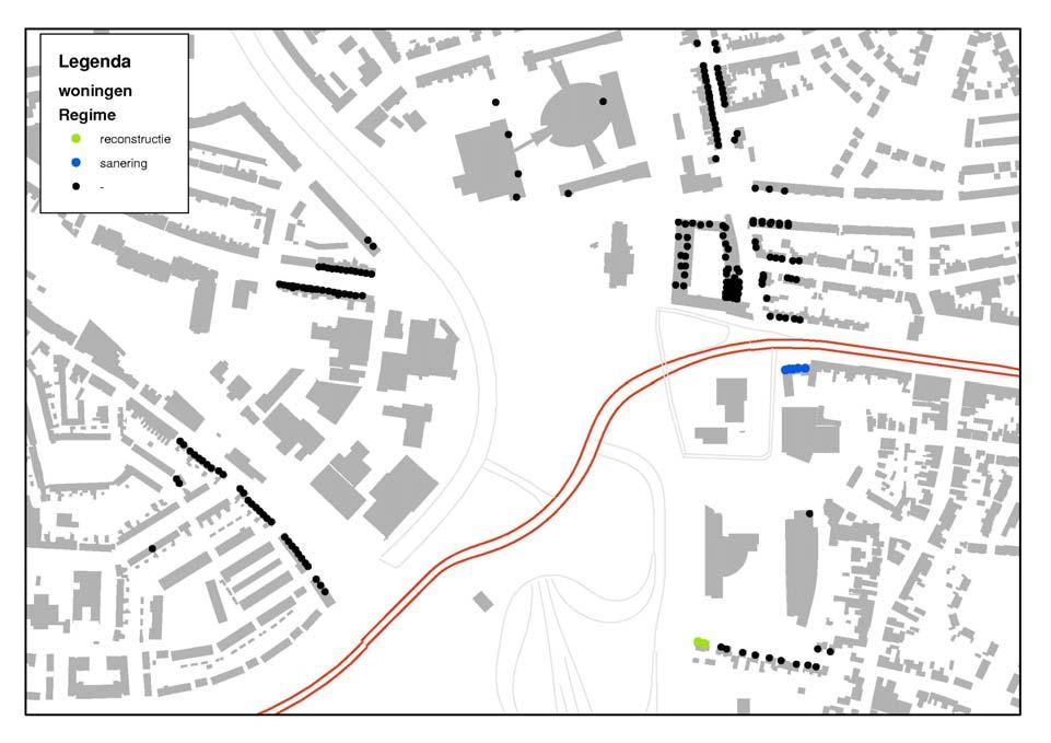 5.15 Afweging van maatregelen voor de Kennedysingel/Akersteenweg Ten gevolge van de Kennedysingel is er geen sprake van aanpassing of sanering.