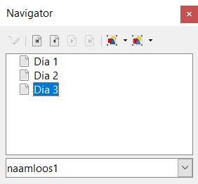 En u kunt ook op het pictogram Navigator op de Zijbalk klikken om het paneel Navigator (Afbeelding 3) te openen en de pagina's op de Zijbalk te selecteren.