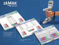 Kracht handen Hand Dynamometer Jamar Smart digitaal voor tablet Nieuwste versie van de gekende dynamometer Jamar, met een digitale aflezing en een bluetooth koppeling via een app op de tablet.