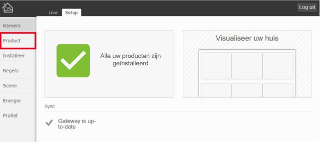 5. Infraroodpanelen aan thermostaat koppelen Nu de infraroodpanelen en de thermostaten geconfigureerd zijn kunt u deze aan elkaar koppelen. Stap 1: Kies Setup Ga naar Setup.