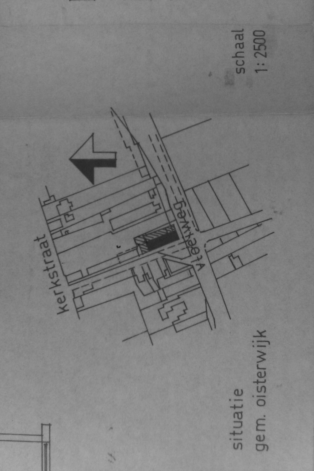 Afbeelding 4 Uitbreidingsplan van de uitbouw van het bedrijfsgebouw op Rode