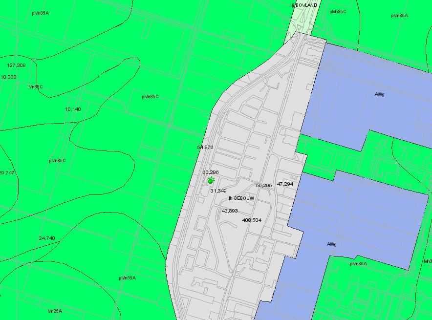 mogelijk is. Ten oosten van Bleiswijk liggen deze gronden op gerijpte tot halfgerijpte zavel. Bij een GWT IV varieert de GHG van 0,4 tot 0,6 m en de GLG van 0,8 tot 1 m onder maaiveld.
