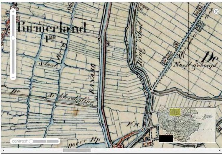 nl :Kadasterkaart (minuutplan) Ilpendam, Noord Holland, Sectie E, blad, 8-83 Geen bebouwing langs het Noordhollandsch kanaal