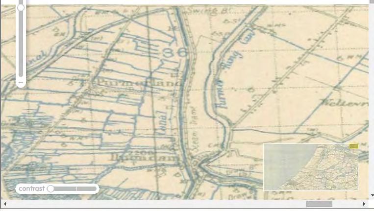 nl: Topografische militaire kaart (bonneblad kleur), Purmerend, 95 Hier staan op dezelfde locaties bebouwingen
