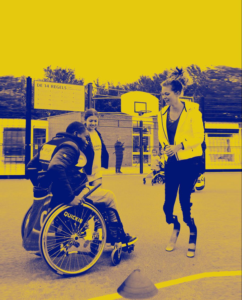 Waar de sportprojecten voor kinderen met een beperking voor zorgen: Ruim 15.000 kinderen en jongeren met een beperking die een kans krijgen om te bewegen.