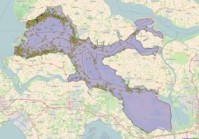 113 Voordelta In de Voordelta wordt de bruinvis jaarlijks in hoge aantallen waargenomen. Dit gebied zou toegevoegd moeten worden voor de soort. 1.