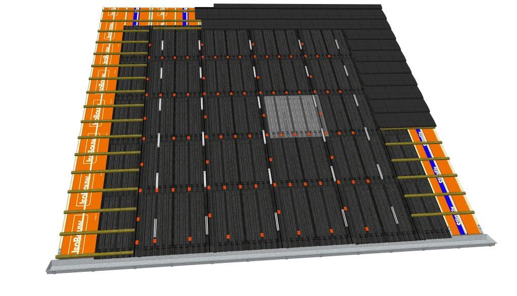 Stap 3: Montage van Solar module. f) De Solar Module wordt met het montageplaatjes en met de Alu M8 adapter bevestigd in de tengels.