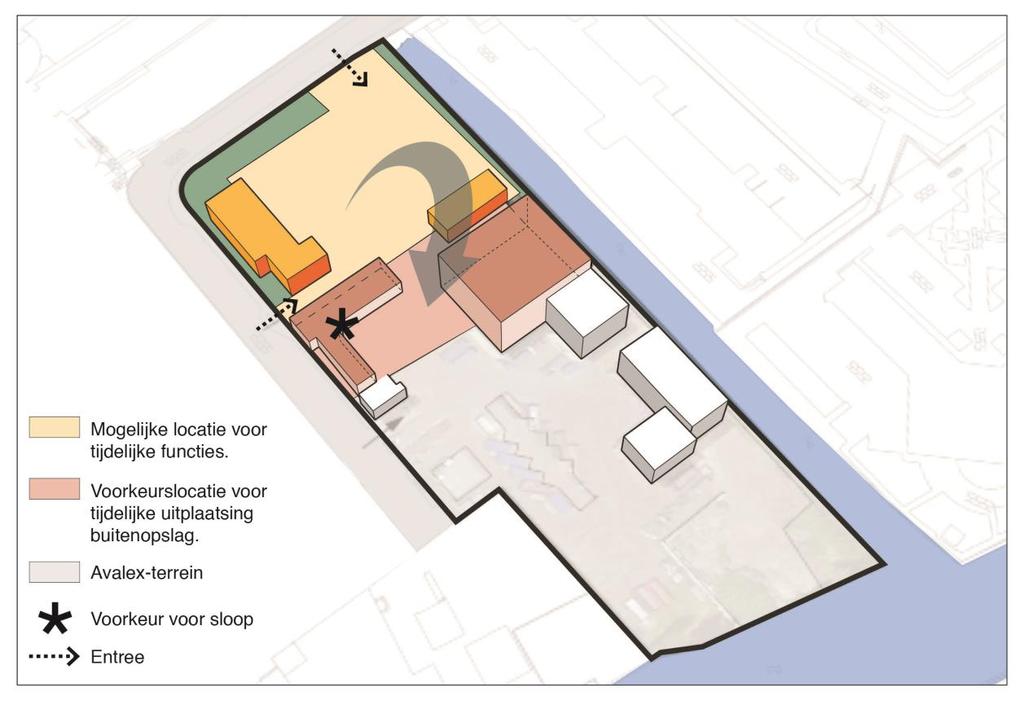 Ad 4. Tijdelijkheid. De locatie waar nu de gemeentewerf is gevestigd, komt in de loop van het jaar vrij.