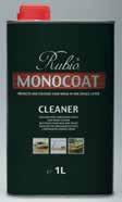 stofzuigen - een grondige reiniging van het oppervlak garandeert vooraleer met Rubio Monocoat Oil te behandelen. Met dit product worden zelfs de kleinste stofpartikels verwijderd.
