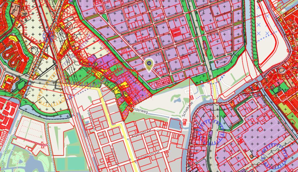 Bestemmingsplan Het geheel valt onder de regels van het bestemmingsplan "Bedrijventerrein Noordwest" d.d. 06-04-2013 van de Gemeente Rotterdam en is bestemd voor "bedrijventerrein (art. 6)".