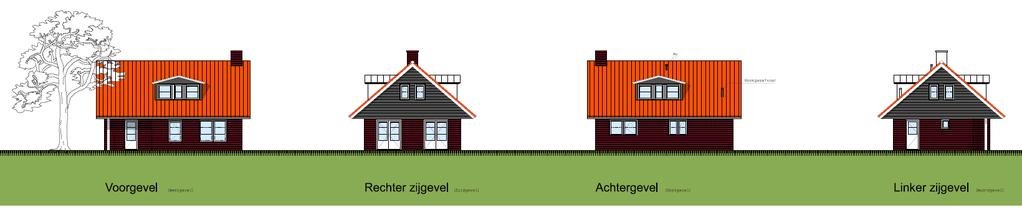 de goothoogte bedraagt maximaal 3 m; e. de onderlinge afstand tussen de recreatiewoningen bedraagt minimaal 8 m.