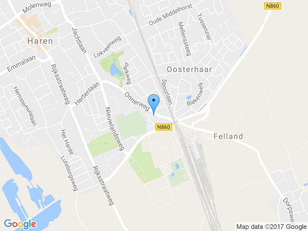 Locatie Onnerweg
