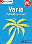 50% KORTING Denksport vakantiepakket Bevat Varia 3* Holland Special, Legpuzzel Vakantieboek en Sudoku 2-3* medium.