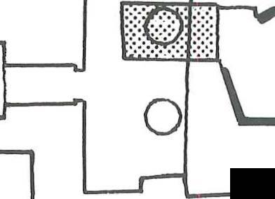 0 O O I 1 1 1 0 0 0 1 1--' 1--' 0 1 1 1 H Il K t 1 0 Il 1 w 1 0 0 1 2 3 4 5 10 Metres Fig. 1 - Schematische plattegrond van het graf van Maya. Links het ondergrondse complex.