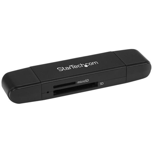 USB 3.0 geheugenkaart lezer/schrijver voor SD en microsd kaarten - USB-C en USB-A Product ID: SDMSDRWU3AC Deze USB 3.