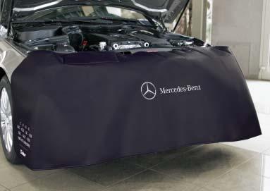 D-M 06) Voor alle Mercedes-Benz personenwagens m. u. v. AMG GT (190), SLS, CLA, GLA, Citan, A- B- en G-Klasse. Krasvrije bevestiging zonder magneten.