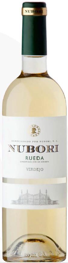 Blanco Nubori Rueda Alfaro - Rueda - Spanje 100% Verdejo Het Rueda gebied is bekend vanwege de productie van Verdejo druif.
