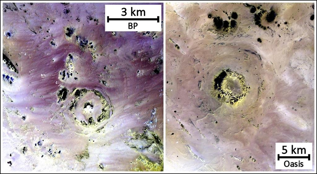 Andere kraters die nog in verband gebracht worden met het woestijnglas zijn de onbewezen Kebira (31 km, Libië/Egypte), en de dubbele Libische inslagkraters Arkenu 1 (6,8 km) en Arkenu 2 (10 km).