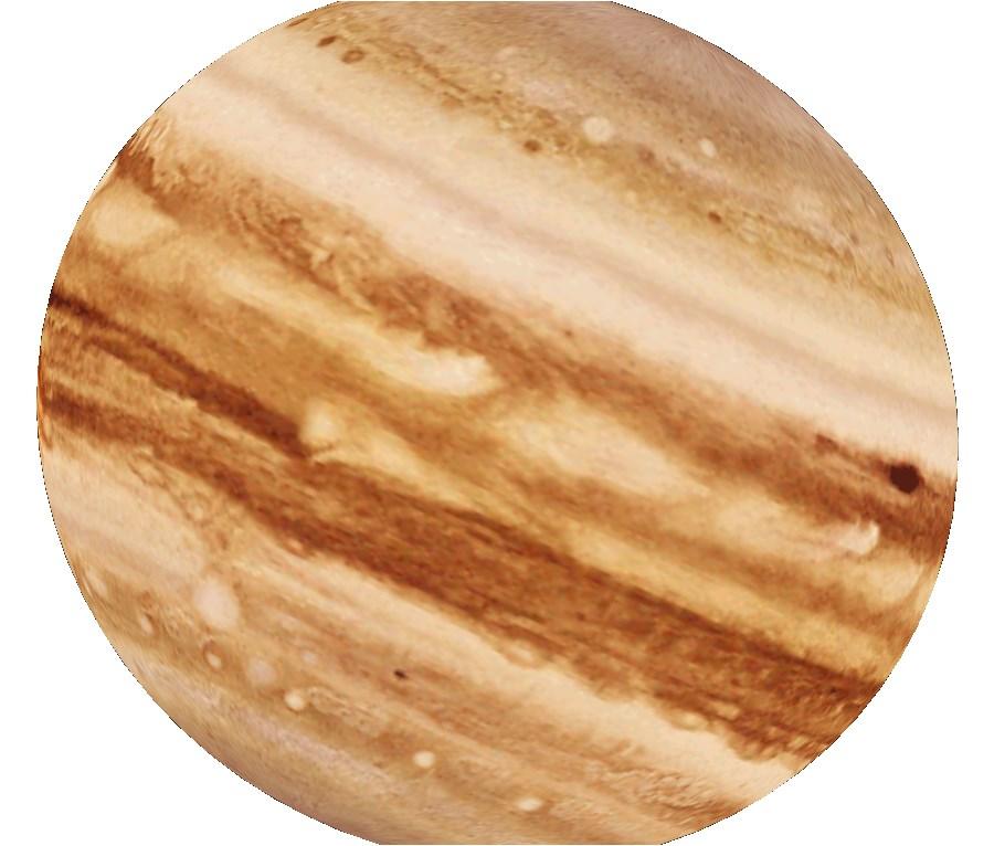 Jupiter is dé planeet van het seizoen : zodra het een beetje donker wordt staat hij daar in volle glorie, enkel de ster Sirius (vanaf december aan de late avondhemel) is er qua helderheid een beetje