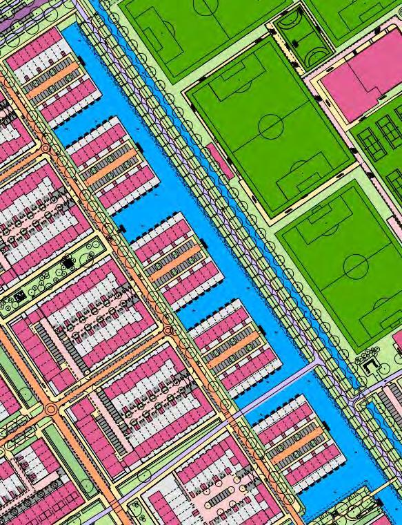 Figuur 2: Overzichtstekening project 49 (bron: offerteverzoek gemeente Lansingerland) Het sportpark wordt gebruikt door