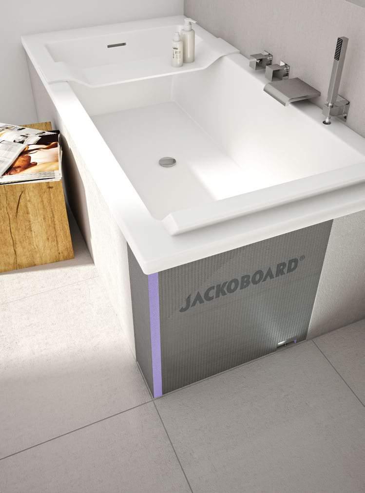 JACKOBOARD Wabo De snelle oplossing om badkuipen van een ombouw te voorzien.