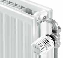 STANDAARD RANGE Algemene informatie standard De Standard radiator is een paneelradiator zonder omkasting die bestaat uit koudgewalst kwaliteitsstaal.