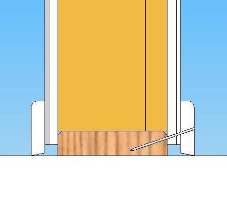 SLUITSTUK WAND Wanneer de systeemwand een ruimte afsluit zal aan het einde een op maat gemaakt paneel (tweeschalig) in het werk aan weerszijde van de wand te worden aangebracht.