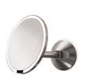 cm nikkel VB 0 00 Sensor Spiegel, Stijlvolle, kantelbare spiegel met sensor, die ervoor zorgt dat de