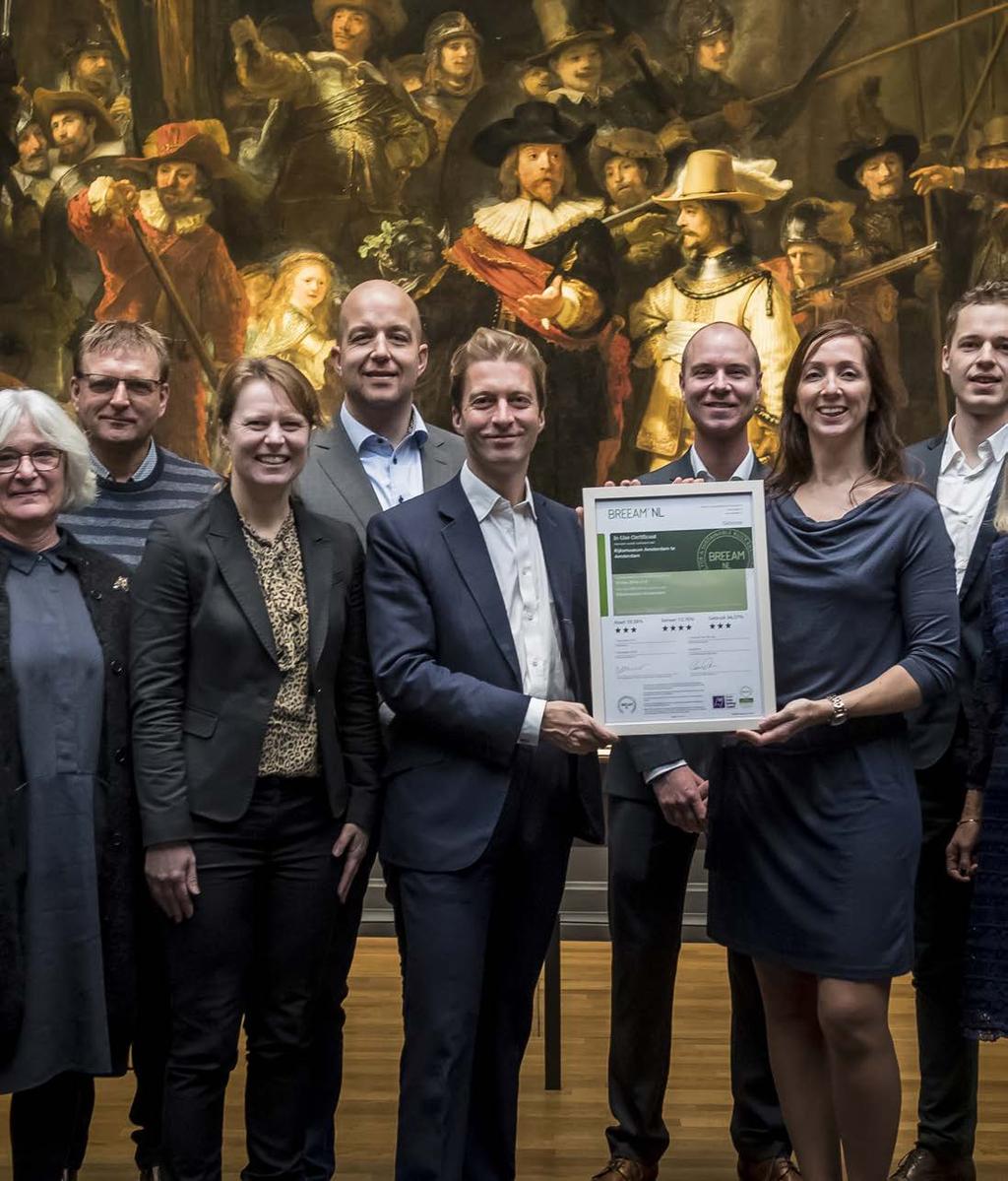 www.breeam.nl Jaaroverzicht BREEAM-NL Het Rijksmuseum krijgt als eerste museum ter wereld een 4 sterren BREEAM-NL In-Use certificaat.