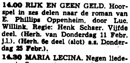 AVRO donderdag 18-02-1954 Rijk en geen geld, 5 (E.