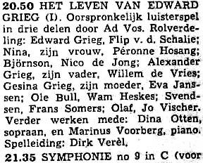 Oudheidkundig Bodemonderzoek. NCRV maandag 29-03-1954 Prins Ronald, 25. Veranderingen (Rie Cramer - Wim Paauw) (40 delen) [17.30-17.