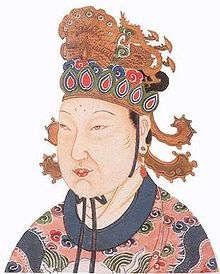 Nog verder naar het oosten regeert keizerin Wu.