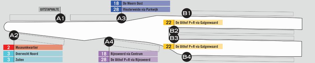 Vervoerplan 2019 3 Thema 2: Opening busstation Centrumzijde Aan de oostkant van het nieuwe station Utrecht Centraal is de afgelopen jaren gewerkt aan het nieuwe bus- en tramstation Centrumzijde.