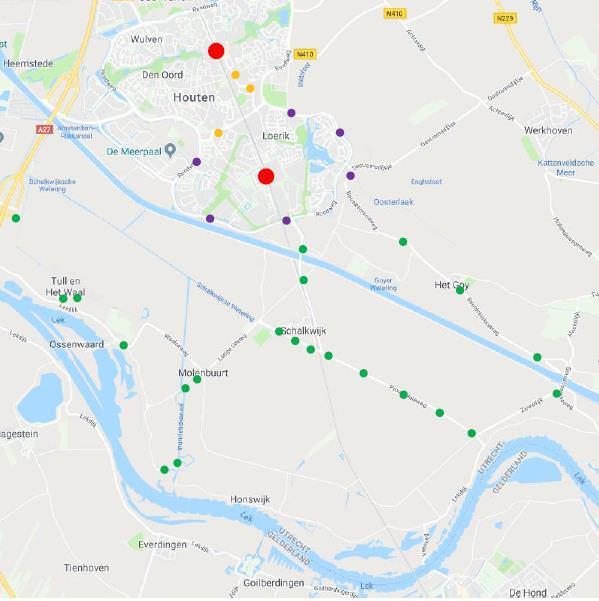 6 Thema 5: Pilot maatwerkvervoer Eiland van Schalkwijk Binnen de gemeente Houten is het Eiland van Schalkwijk proeftuin op het gebied van duurzame mobiliteit.